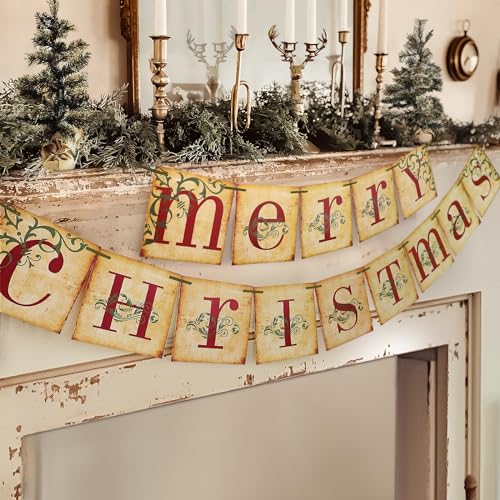 Algopix Similar Product 7 - Christmas Decorations  Vintage Merry
