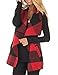 Algopix Similar Product 7 - Unidear Womens buffalo Plaid Vest