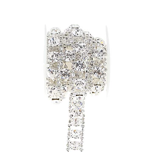 Algopix Similar Product 9 - LQueen 1 Yard Rhinestone Trim Handmade