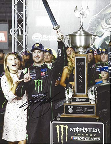 Algopix Similar Product 9 - AUTOGRAPHED 2018 Kurt Busch 41 Monster