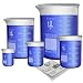 Algopix Similar Product 3 - Glass Low Form Beaker Set with Magnetic