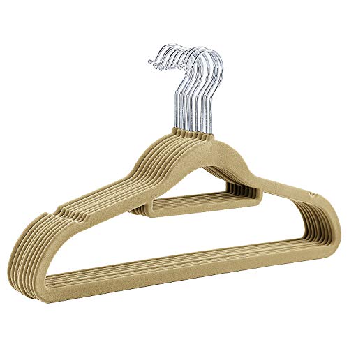Algopix Similar Product 15 - CRESNEL NonSlip Velvet Clothes Hanger
