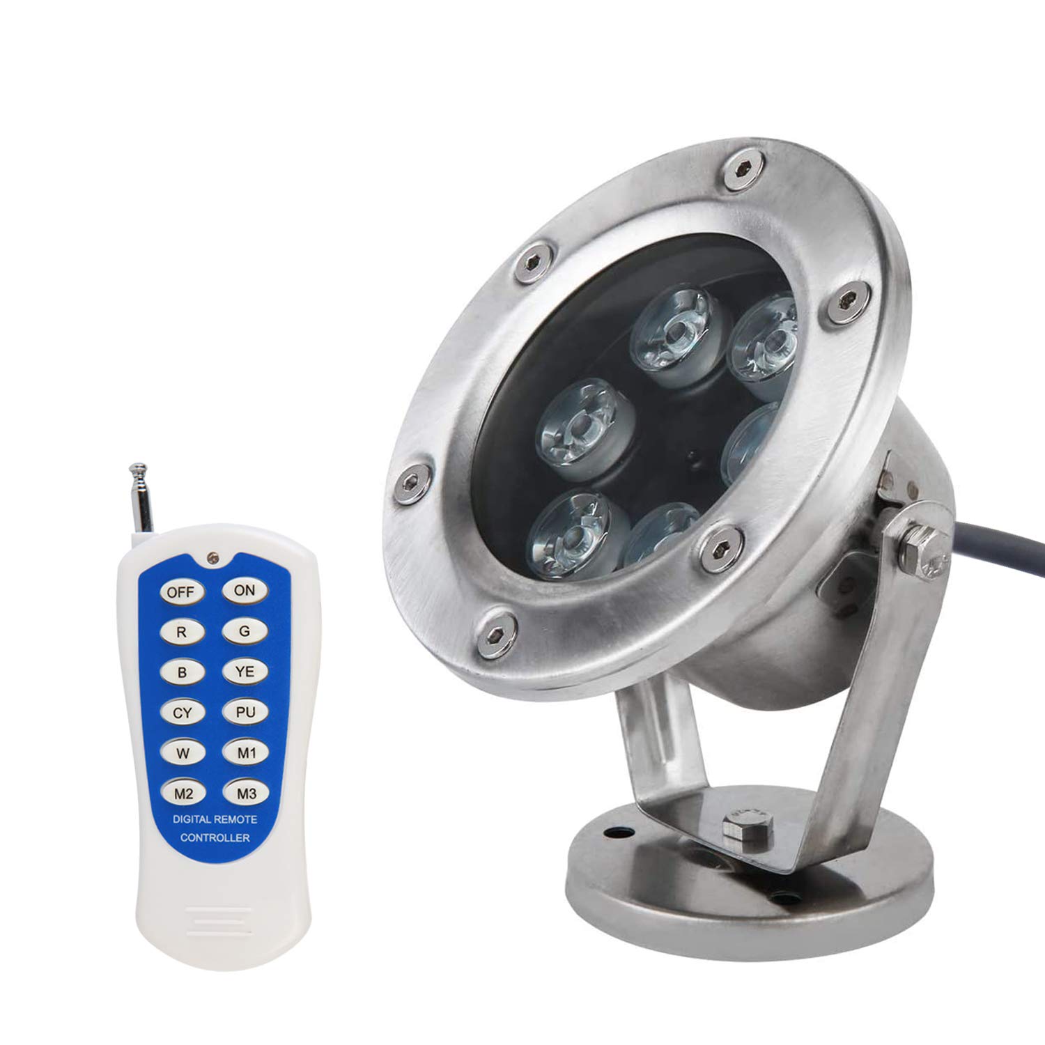 Algopix Similar Product 13 - JSNPC LED Underwater Lights 18W RGB