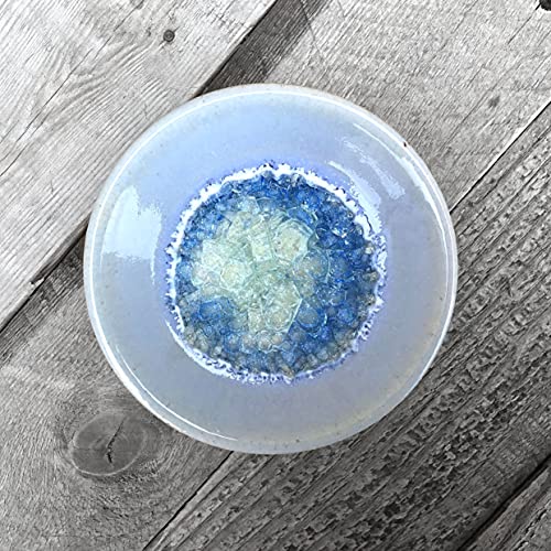 Algopix Similar Product 10 - Geode Ring Dish in Periwinkle Fused