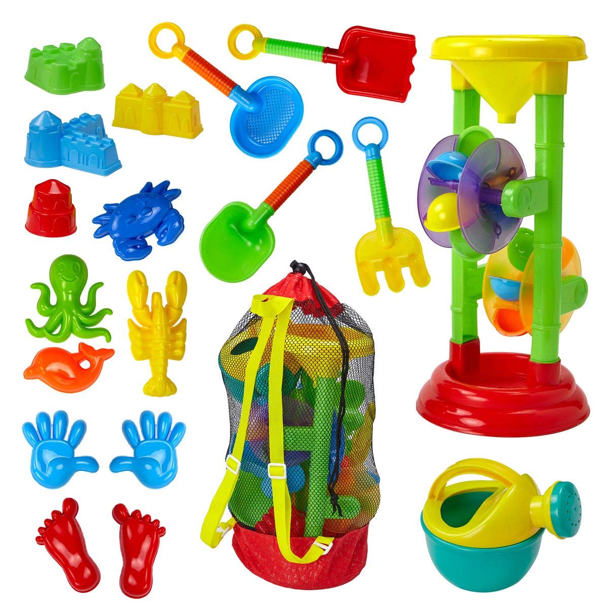 Algopix Similar Product 4 - Dragon Too Kids Beach Toy Set 19 Piece