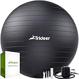 Algopix Similar Product 11 - Trideer Extra Thick Yoga Ball Exercise