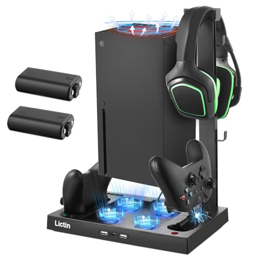 Algopix Similar Product 4 - Lictin Cooling Fan Charging Station for