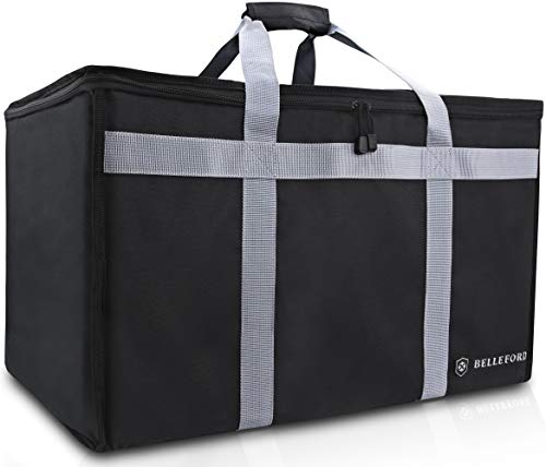 Algopix Similar Product 12 - BELLEFORD Insulated Food Delivery Bag