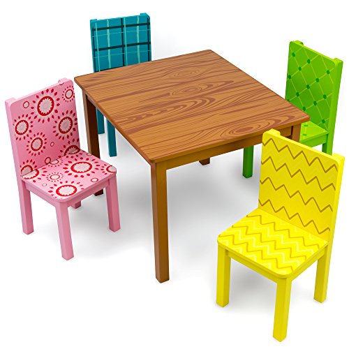 Algopix Similar Product 19 - Ultimate Playroom Set  Wooden Table 