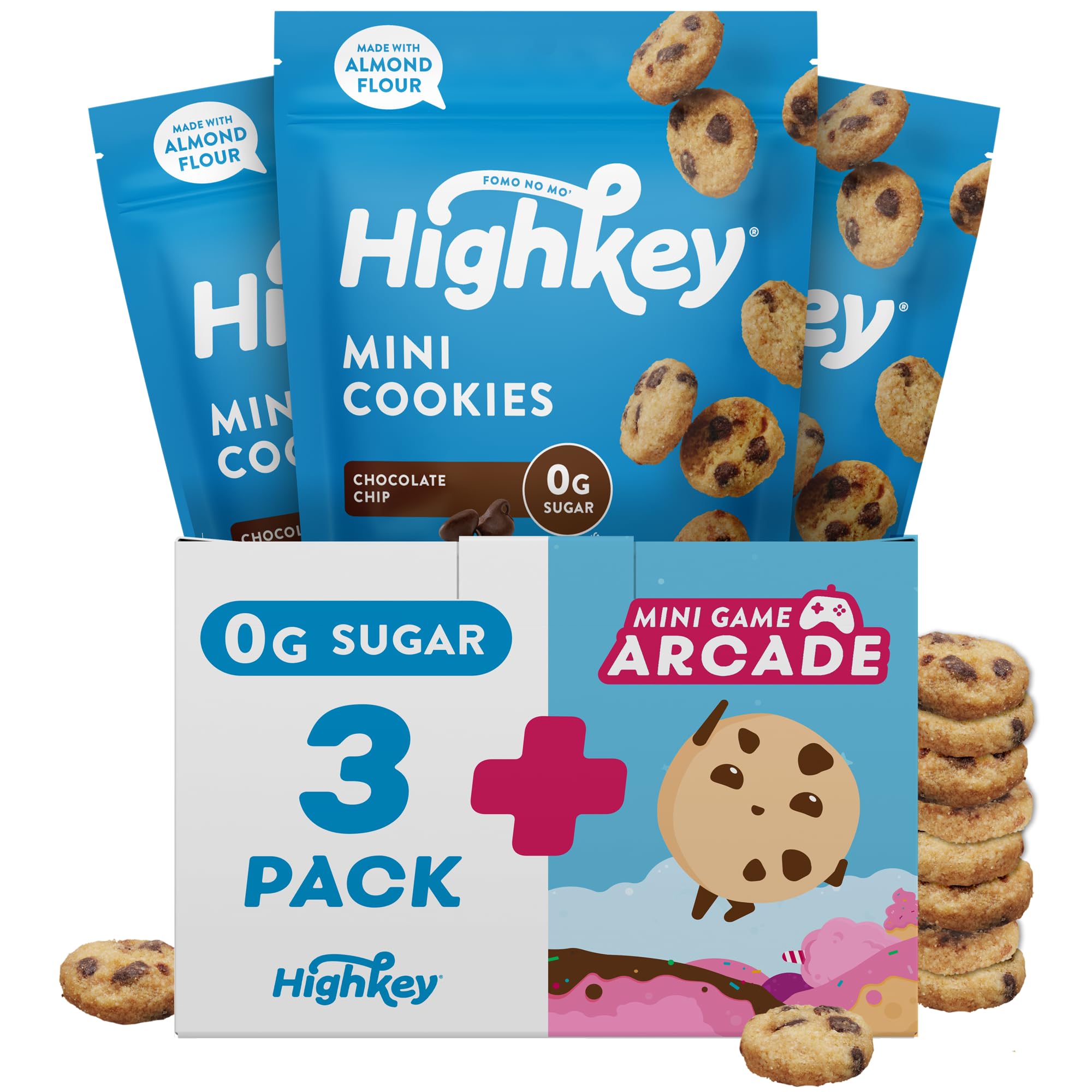 Algopix Similar Product 16 - HighKey Keto Chocolate Chip Mini