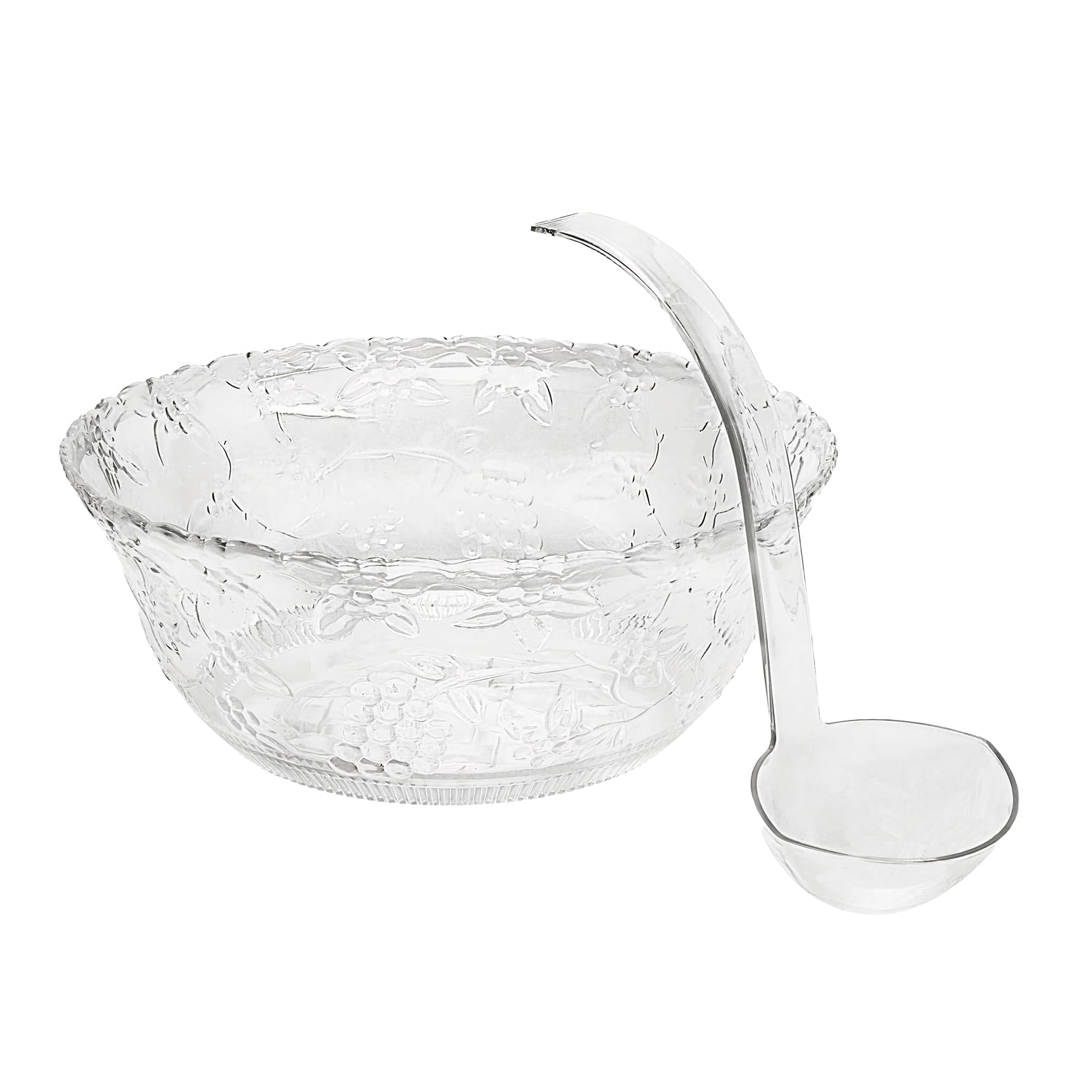 Algopix Similar Product 13 - Heavyweight Plastic Punch Bowl with