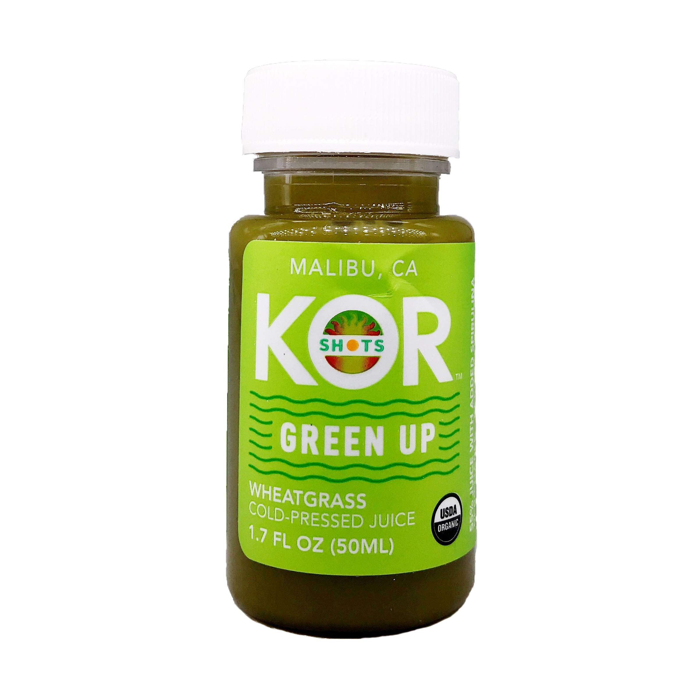 Algopix Similar Product 1 - KOR Shots Organic Green Up Wheatgrass