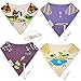 Algopix Similar Product 17 - Reversible Bandana Baby Drool Bibs