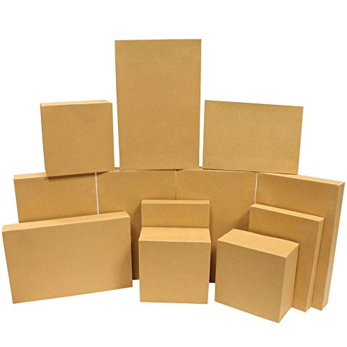 Algopix Similar Product 18 - JOYIN 12 Pieces Brown Kraft Cardboard