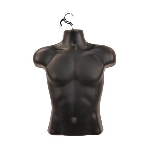 Algopix Similar Product 1 - SSWBasics Male Molded Black Shirt Form