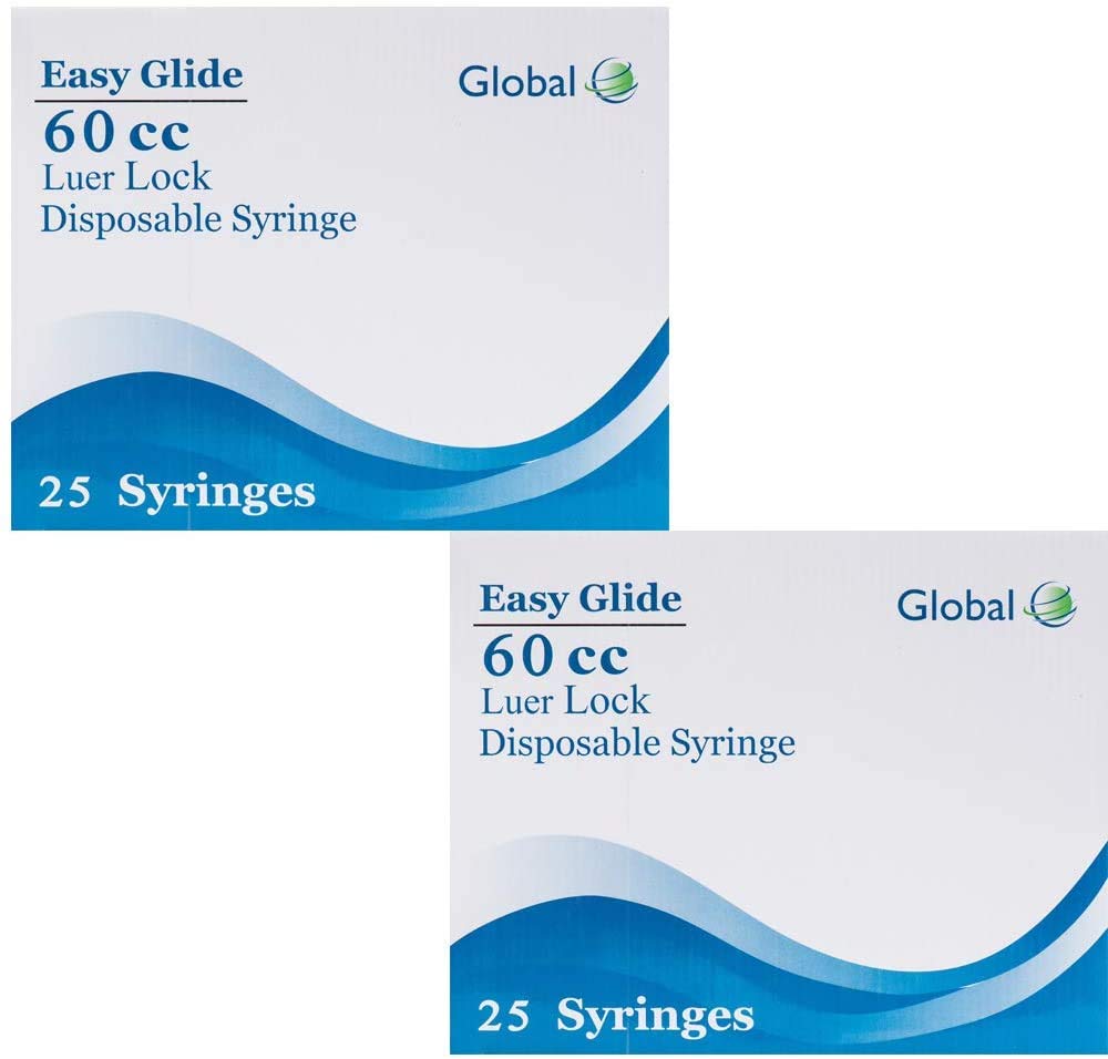 Algopix Similar Product 12 - 60cc Luer Lock Syringe No Needle 50