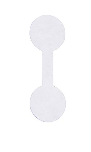 Algopix Similar Product 9 - Large White Gummed Ring Price Tags 1