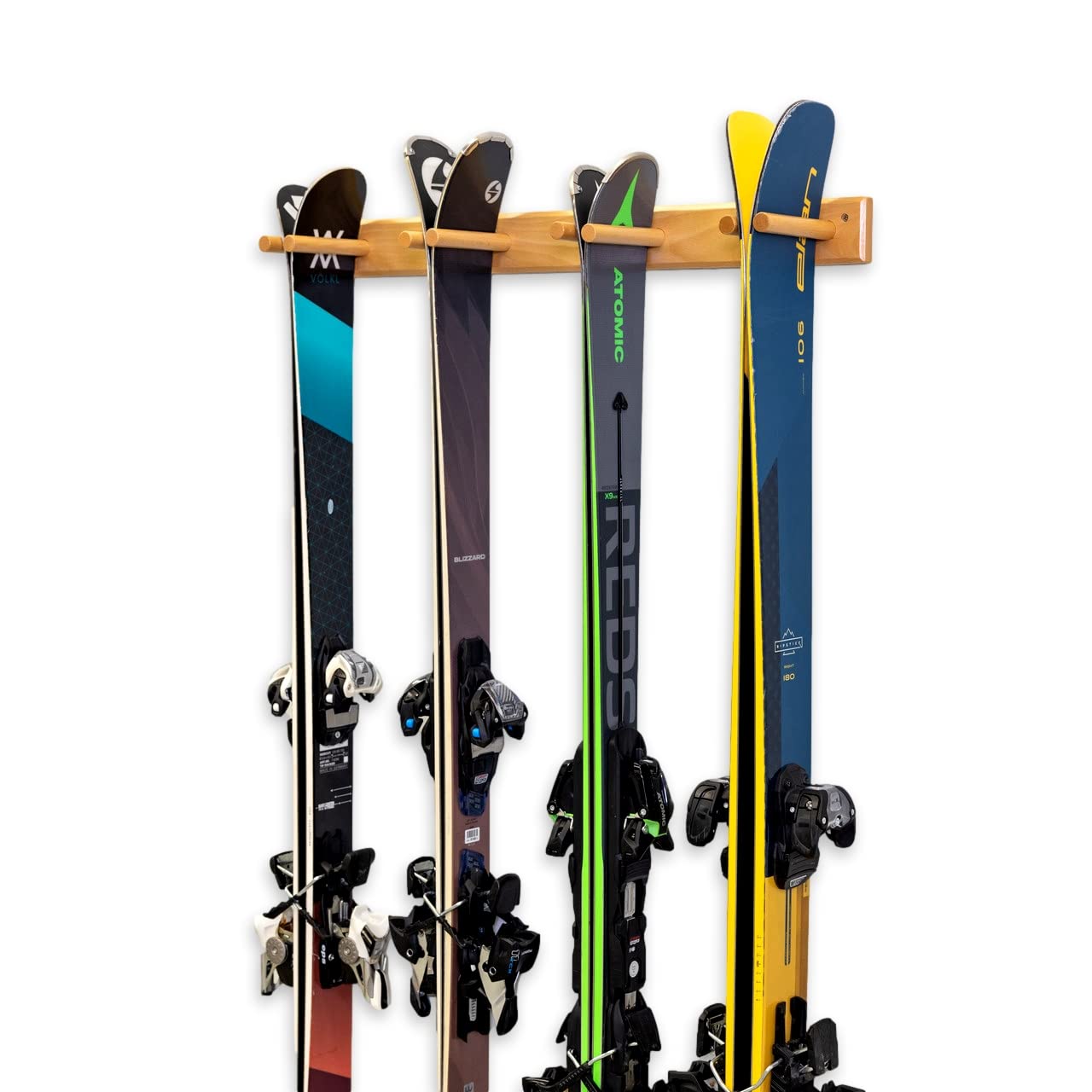 Algopix Similar Product 14 - StoreYourBoard Timber Ski Wall Rack 4