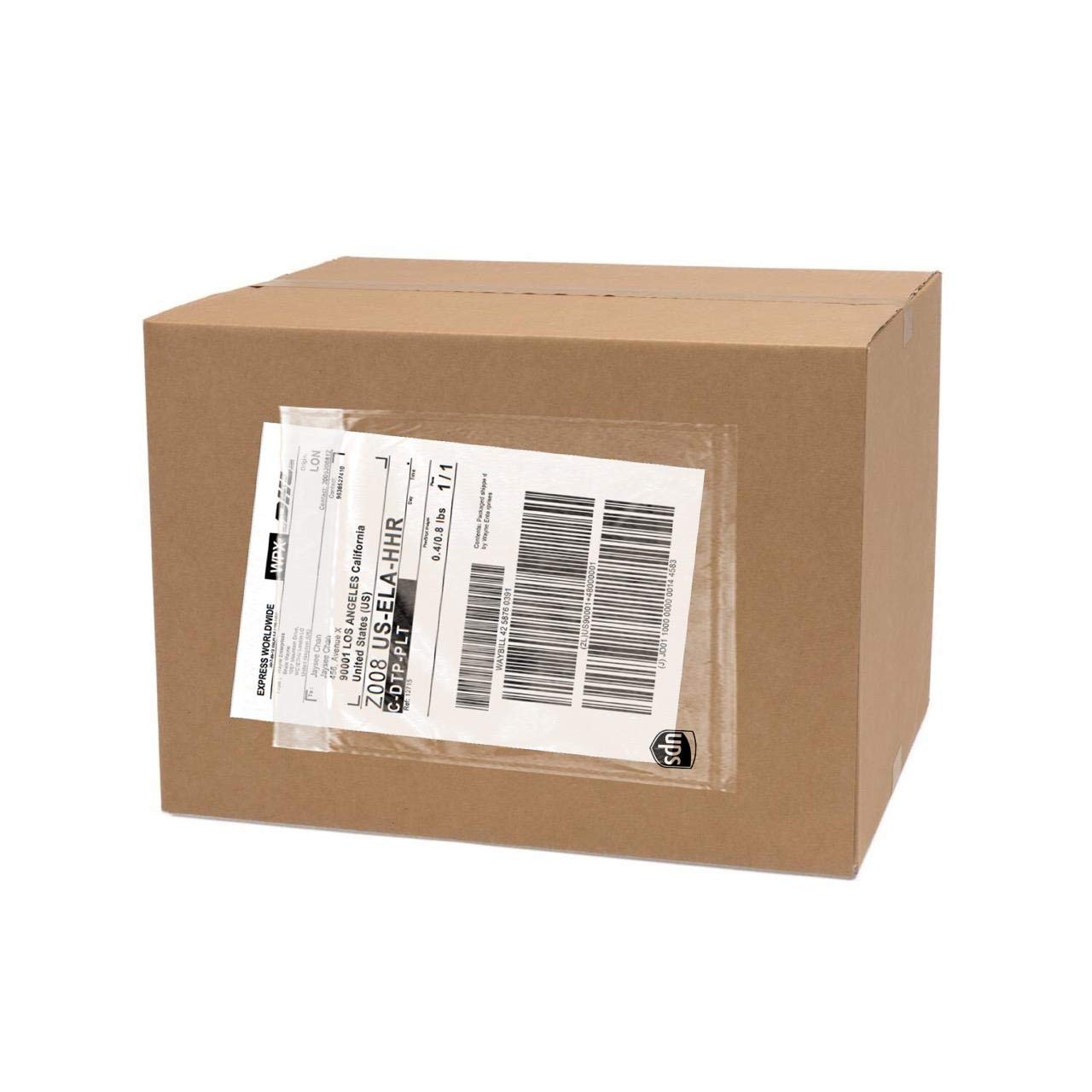 Algopix Similar Product 4 - 100 Pack UPS Label Pouches 65 x 10