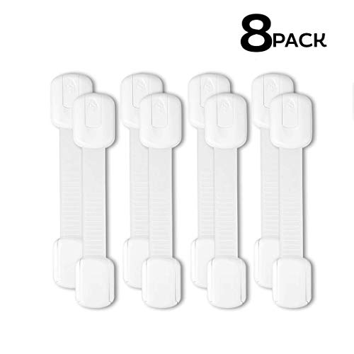 Algopix Similar Product 2 - Child Safety Strap Locks 8 Pack for