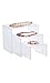 Algopix Similar Product 9 - Rectangular Nesting Clear Acrylic