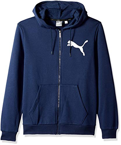 Algopix Similar Product 8 - PUMA Mens Big Logo Full Zip Hoody