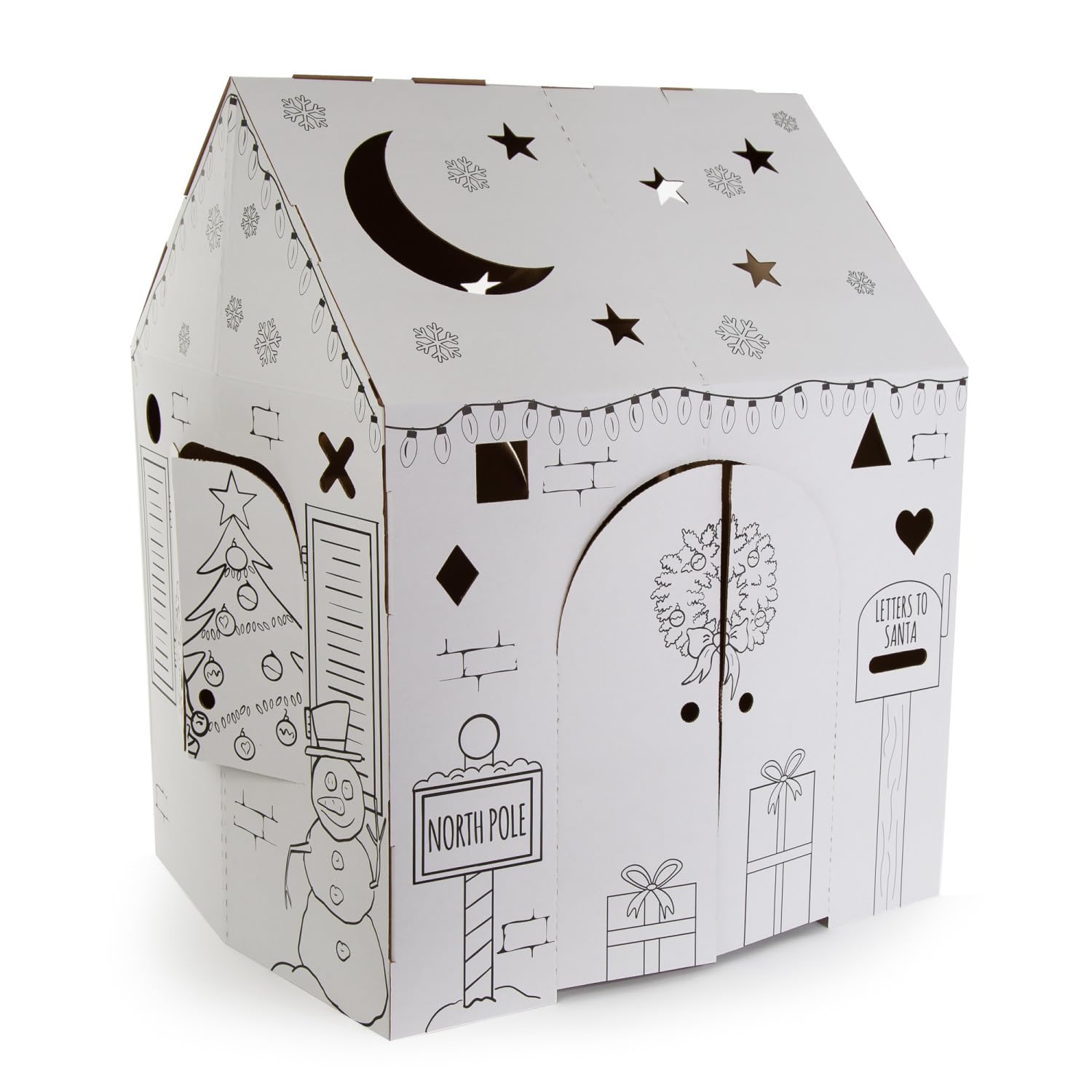 Algopix Similar Product 1 - Easy Playhouse Holiday Cottage  Kids