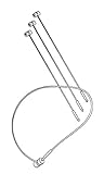 Algopix Similar Product 7 - 5 inch Clear Manual Security Loop