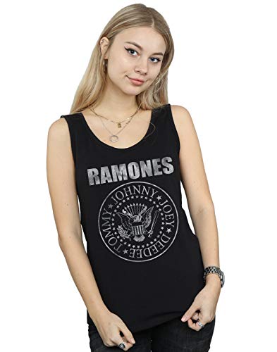 Algopix Similar Product 1 - ABSOLUTECULT Ramones Womens Distressed