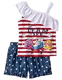 Algopix Similar Product 17 - Team SPK Girls Americana One Shoulder