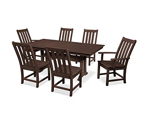 Algopix Similar Product 8 - POLYWOOD Vineyard 7Piece Farmhouse