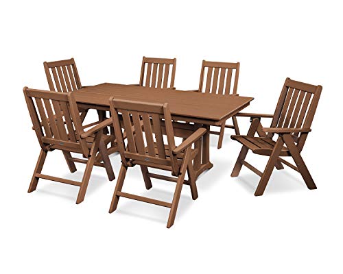 Algopix Similar Product 12 - POLYWOOD Vineyard 7Piece Farmhouse