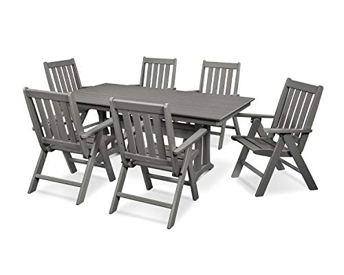 Algopix Similar Product 10 - POLYWOOD Vineyard 7Piece Farmhouse