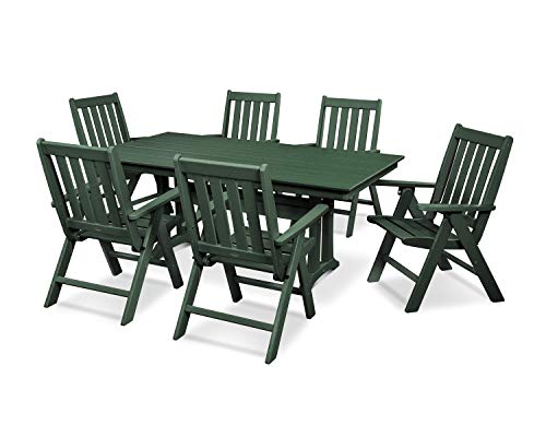 Algopix Similar Product 5 - POLYWOOD Vineyard 7Piece Farmhouse