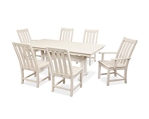 Algopix Similar Product 11 - POLYWOOD Vineyard 7Piece Farmhouse