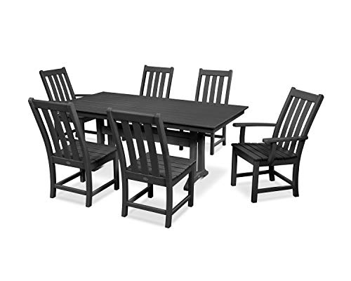 Algopix Similar Product 9 - POLYWOOD Vineyard 7Piece Farmhouse