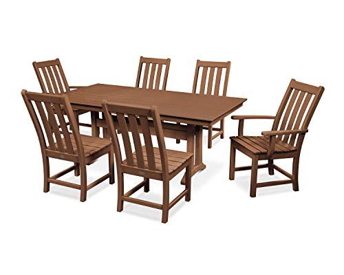 Algopix Similar Product 13 - POLYWOOD Vineyard 7Piece Farmhouse