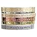 Algopix Similar Product 10 - Personalized Coordinate Cuff Bracelet