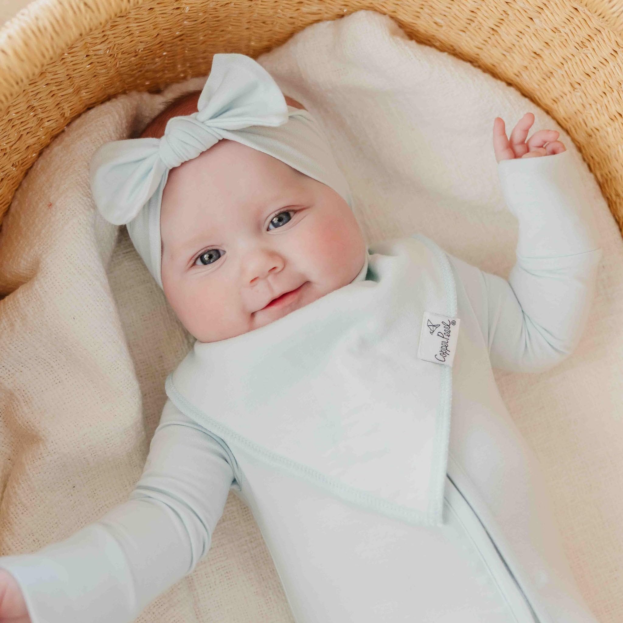 Algopix Similar Product 20 - Copper Pearl Baby Bibs 4 Pack Bandana