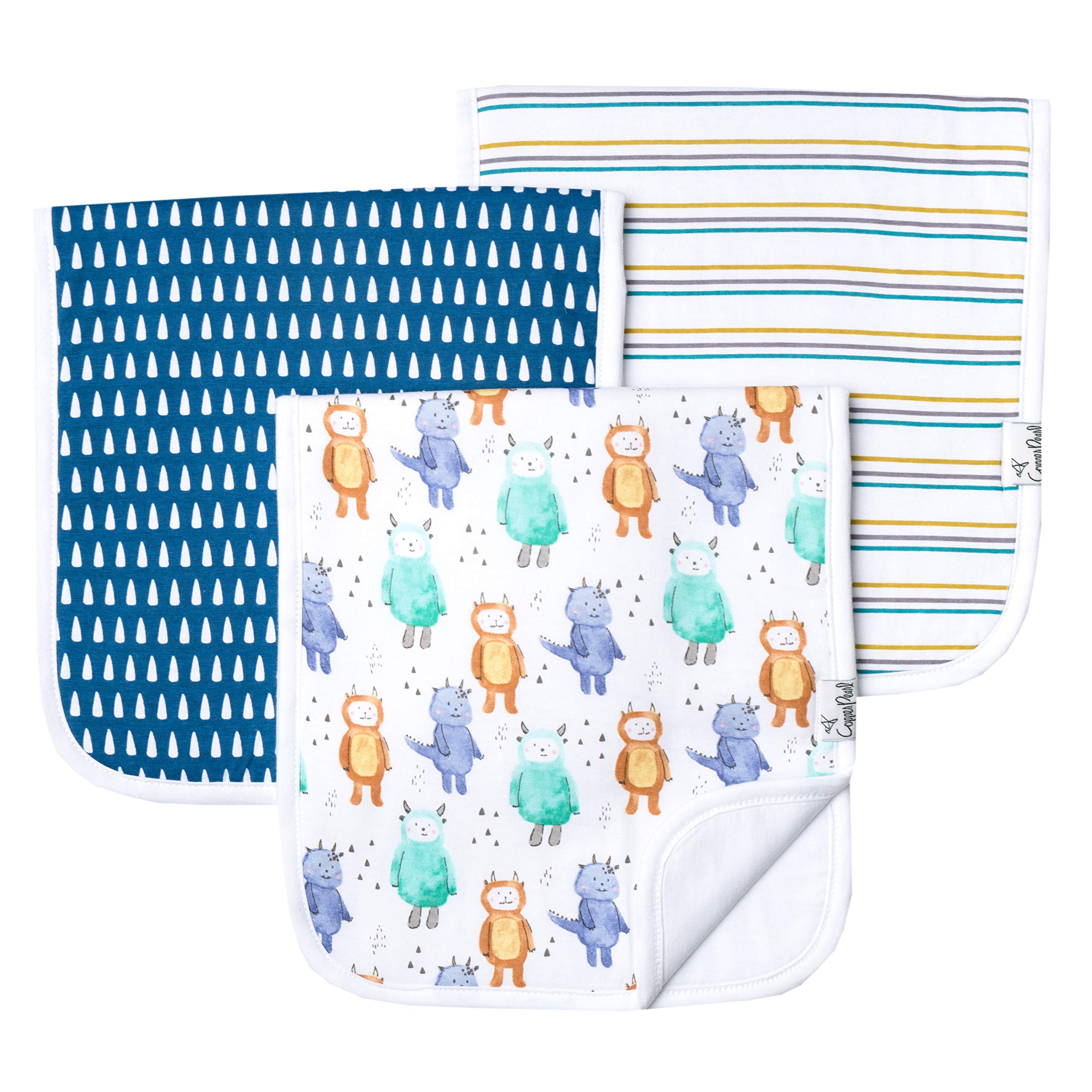 Algopix Similar Product 11 - Copper Pearl Baby Burp Cloth Large