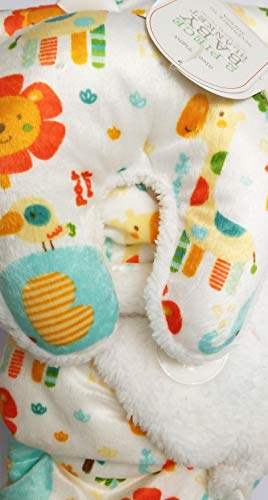 Algopix Similar Product 5 - Boys Baby Blanket with Travel Pillow