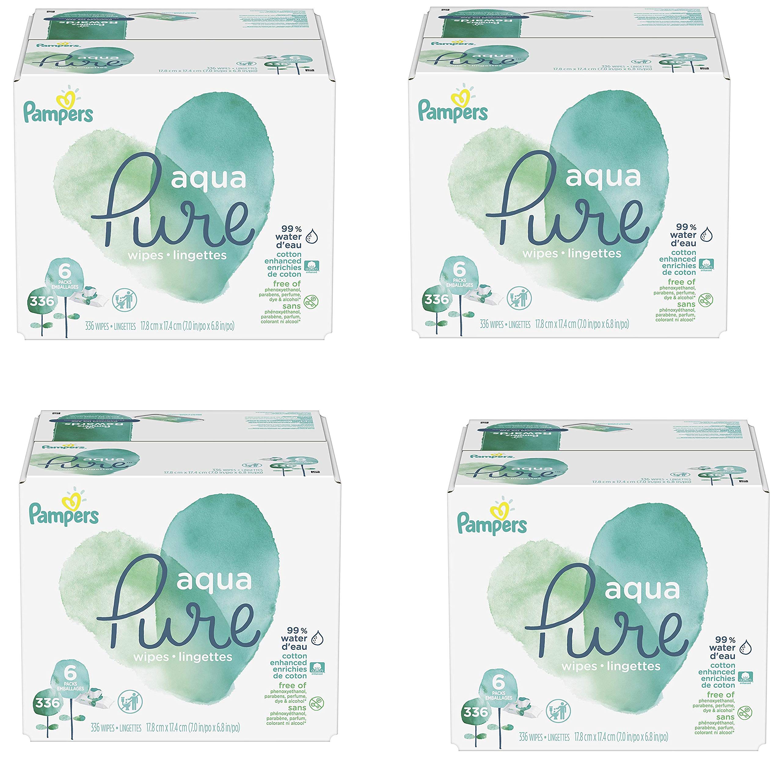 Algopix Similar Product 9 - Pampers Aqua Pure 6X PopTop Sensitive