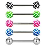 Algopix Similar Product 20 - Pierce2GO 5 Pcs 14G 58 Stainless
