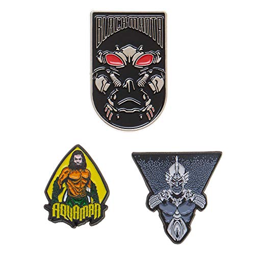 Algopix Similar Product 8 - Aquaman Pin Set DC Comics Lapel Pins