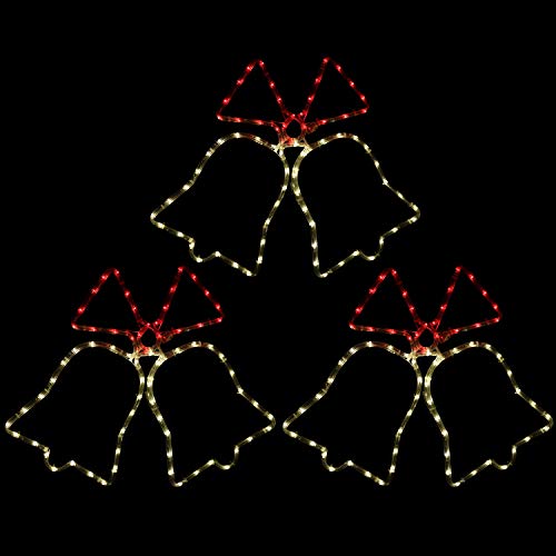 Algopix Similar Product 1 - Sunnydaze 3 Bells Christmas Hanging