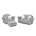 Algopix Similar Product 3 - Keet Plush Childrens Set Sofa Chair