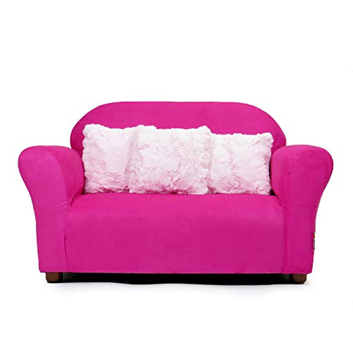 Algopix Similar Product 10 - Keet Plush Childrens Sofa with Accent