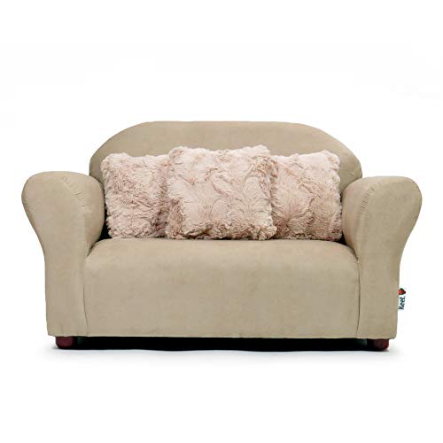 Algopix Similar Product 1 - Keet Plush Childrens Sofa with Accent