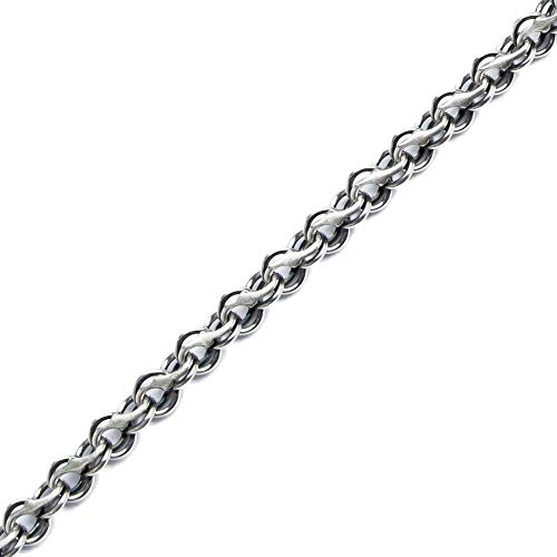 Algopix Similar Product 13 - Solid 925 Sterling Silver Rolo Link