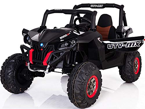 Algopix Similar Product 4 - Mini Moto UTV 4x4 12V Black (2.4Ghz Rc)